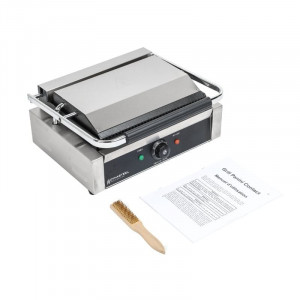 Grill Panini Grande Surface Rainurée/Lisse