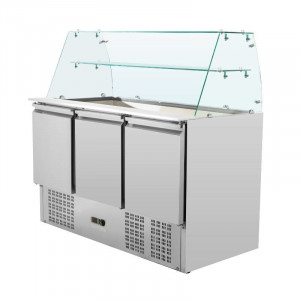 Saladette Réfrigérée 3 Portes - 368 L