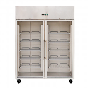 Armoire Réfrigérée Positive 2 Portes Vitrées GN 2/1 1400 L