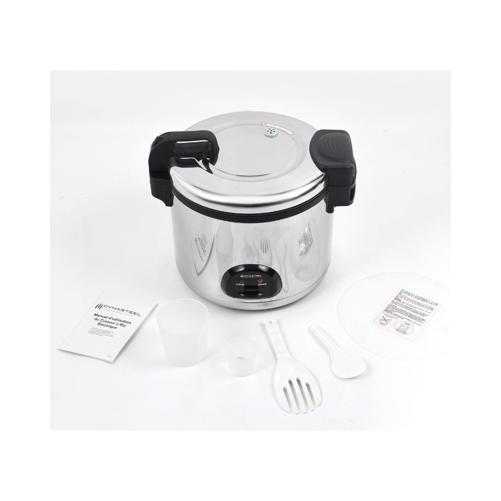 Bestron Cuiseur à riz avec poignées en Bambou ARC180BW 1,8 L 700W Noir