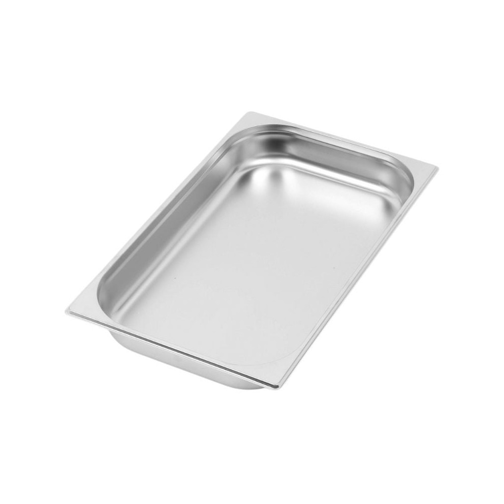 VEVOR Lot De 8 Bacs Gastronorme GN 1/3 Inox Avec Couvercles - Récipients Alimentaires 14,8 Cm Profondeur