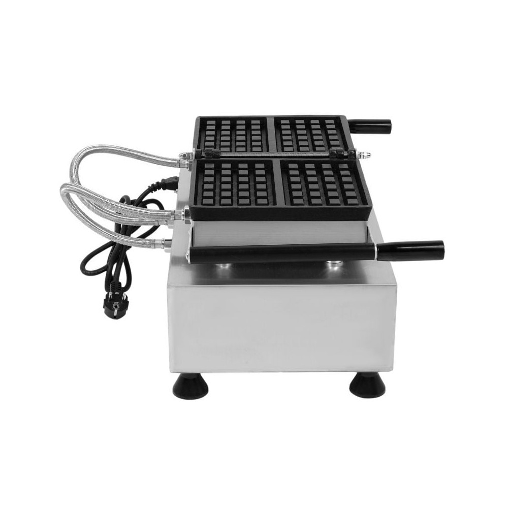 Gaufrier Professionnel 8 Gaufres - 1500W, Tournant 180°, Pour Commerce (110V/220V)
