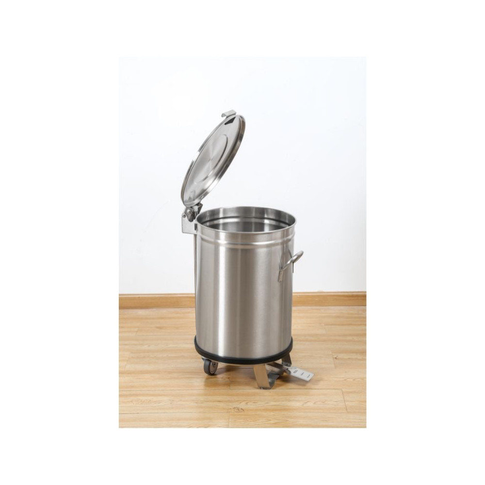 Poubelle Inox avec Pédale 100 L