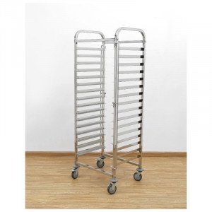 Echelle Pâtissière Inox 16 Niveaux Entrée 600 - 600 x 400 mm