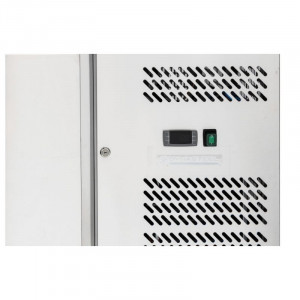 Table Réfrigérée 2 Portes GN1/1 - Profondeur 700 avec Dosseret