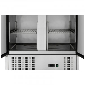 Saladette Compacte 2 Portes  - Avec Couvercle coulissant