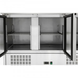 Saladette Compacte 3 Portes  - Avec Couvercle Coulissant