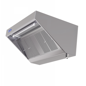 Hotte Snack Complète 700 - Longueur 1200 - Avec Moteur, Led et Variateur