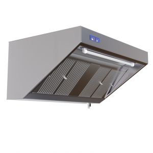 Hotte Snack Complète 900 -  Longueur 1200 - Avec Moteur, Led et Variateur