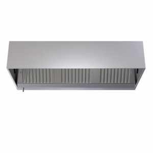 Hotte Cubique 900 avec Led et Sans Moteur - Longueur 1600