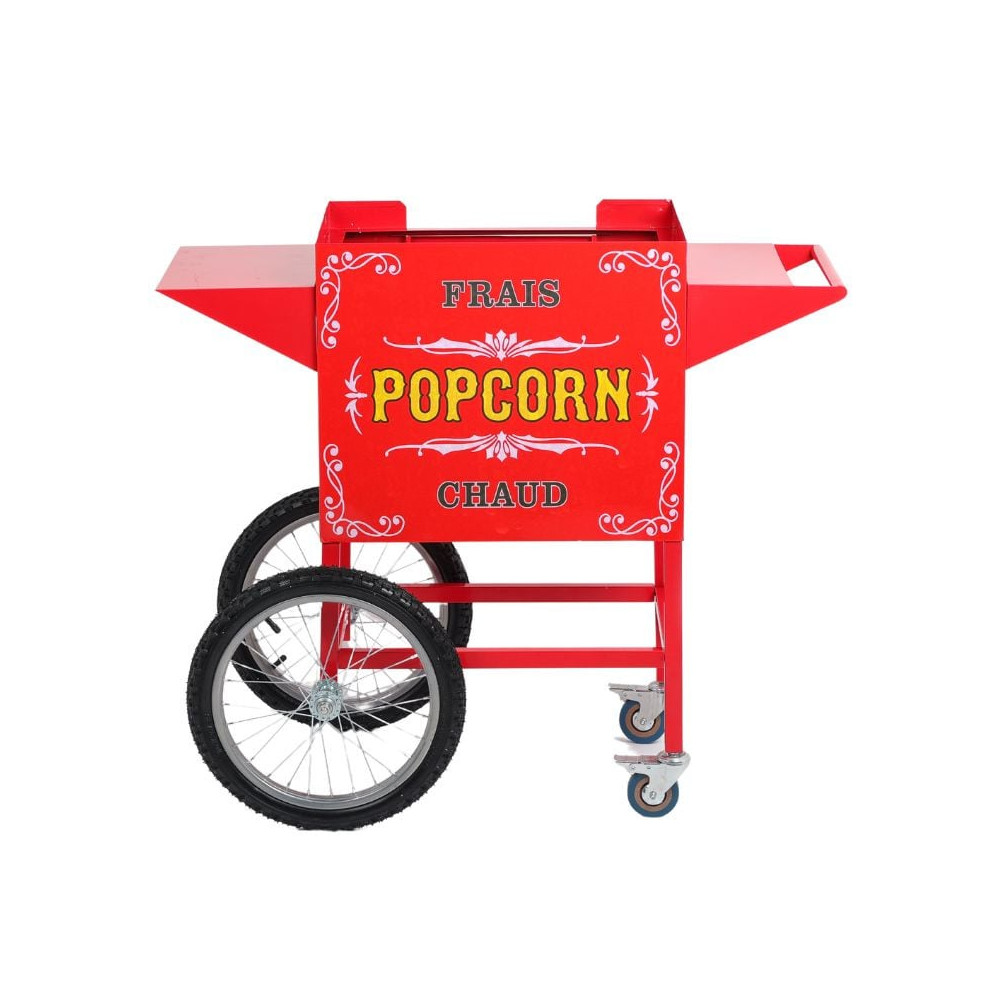 Chariot pour Machine à Pop Corn - Rouge