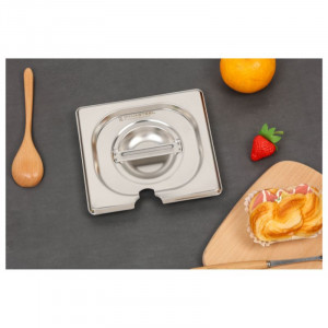 Couvercle Gastronorme avec Encoche GN 1/6