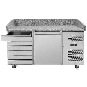 Meuble à Pizza 600x400 - 1 Porte et 7 Tiroirs