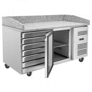 Meuble à Pizza 600x400 - 1 Porte et 7 Tiroirs