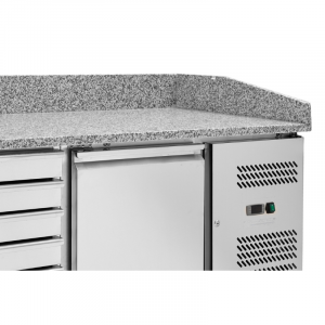Meuble à Pizza 600x400 - 1 Porte et 7 Tiroirs