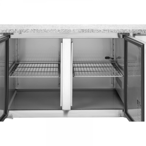 Meuble à Pizza 600x400 - 2 Portes et 7 Tiroirs