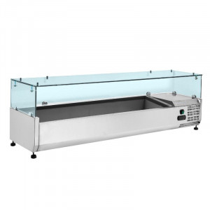 Saladette Réfrigérée à Poser Vitrée - 5 x GN 1/3 + 1 x GN 1/2