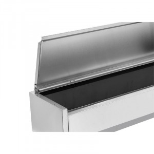 Saladette Réfrigérée à Poser Couvercle Inox - 6 x GN 1/4