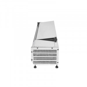 Saladette Réfrigérée à Poser Couvercle Inox - 7 x GN 1/4