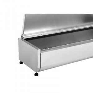 Saladette Réfrigérée à Poser Couvercle Inox - 6 x GN 1/3