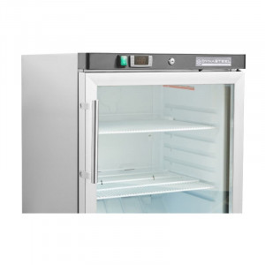 Mini Armoire Réfrigérée 200 L - Positive Vitrée Inox