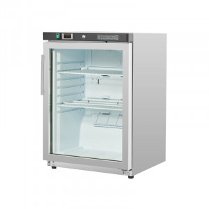 Mini Armoire Réfrigérée 200 L - Positive Vitrée Inox