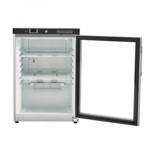 Mini Armoire Réfrigérée 200 L - Positive Vitrée Inox