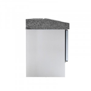 Meuble à Pizza Réfrigéré Compact 600x400 - 3 Portes Vitrées