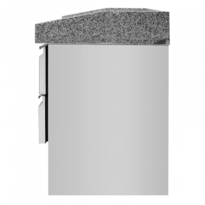 Meuble à Pizza Réfrigéré Compact 600x400 - 1 Porte et 4 Tiroirs