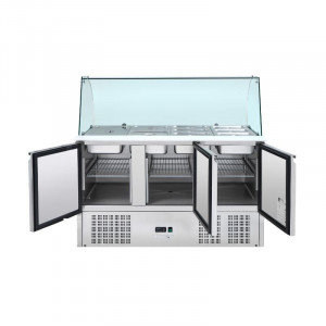 Saladette Réfrigérée 4 GN 1/1 - 3 Portes