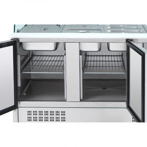 Saladette Réfrigérée 4 GN 1/1 - 3 Portes