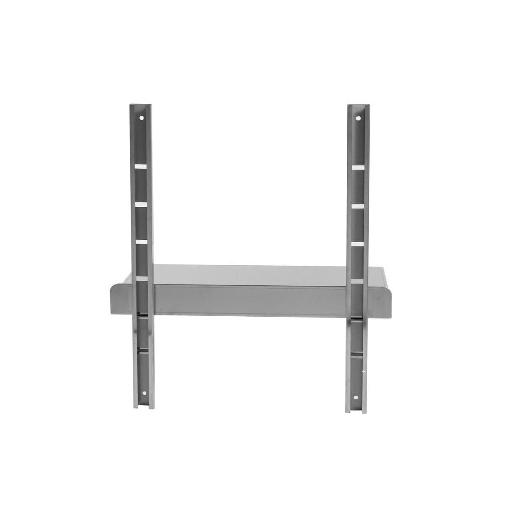 Etagère inox e = 1mm 800x500x1700 mm avec renfort omégas 5 niveaux- DISTFORM - EPI00145