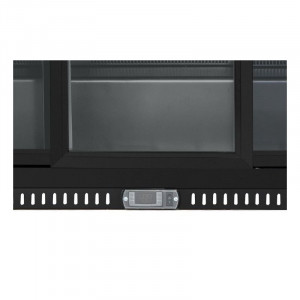 Arrière-Bar Réfrigéré Skinplate - 3 Portes Vitrées Coulissantes - 328 L