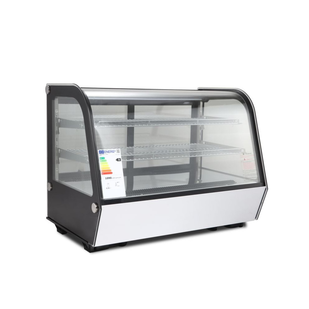 Vitrine Réfrigérée de Comptoir 160 L - Bombée