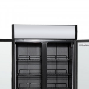 Vitrine à Boissons Réfrigérée - 2 Portes -  736 L avec Canopy