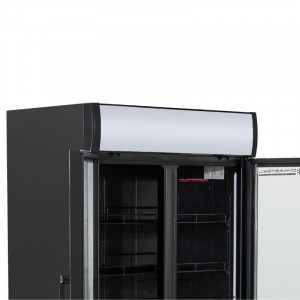 Vitrine à Boissons Réfrigérée - 2 Portes -  736 L avec Canopy