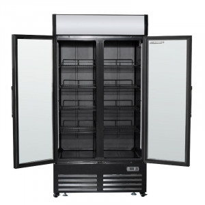 Vitrine à Boissons Réfrigérée - 2 Portes -  736 L avec Canopy