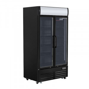 Vitrine à Boissons Réfrigérée - 2 Portes -  736 L avec Canopy