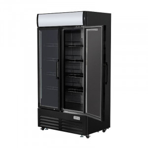 Vitrine à Boissons Réfrigérée - 2 Portes -  736 L avec Canopy