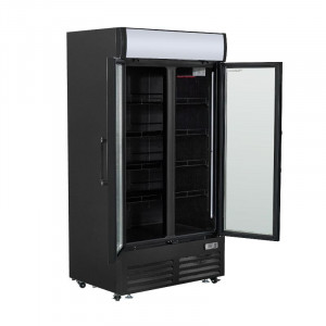 Vitrine à Boissons Réfrigérée - 2 Portes -  736 L avec Canopy
