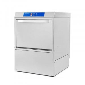 Lave-Vaisselle Professionnel avec Doseur de Liquide de Rinçage et Détergent - 50 x 50 cm