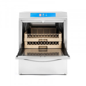 Lave-Vaisselle Professionnel avec Doseur de Liquide de Rinçage et Détergent - 50 x 50 cm