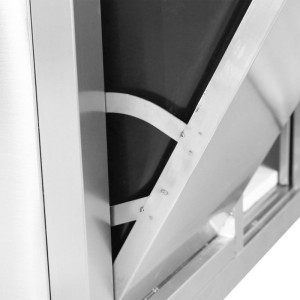 Meuble Plonge 1 Bac avec Dosseret et Poubelle - 1200 x 600 mm