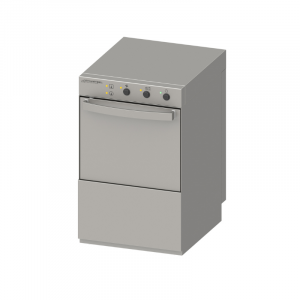 Lave-Vaisselle Professionnel avec Doseur de Liquide de Rinçage et Détergent - 40 x 40 cm