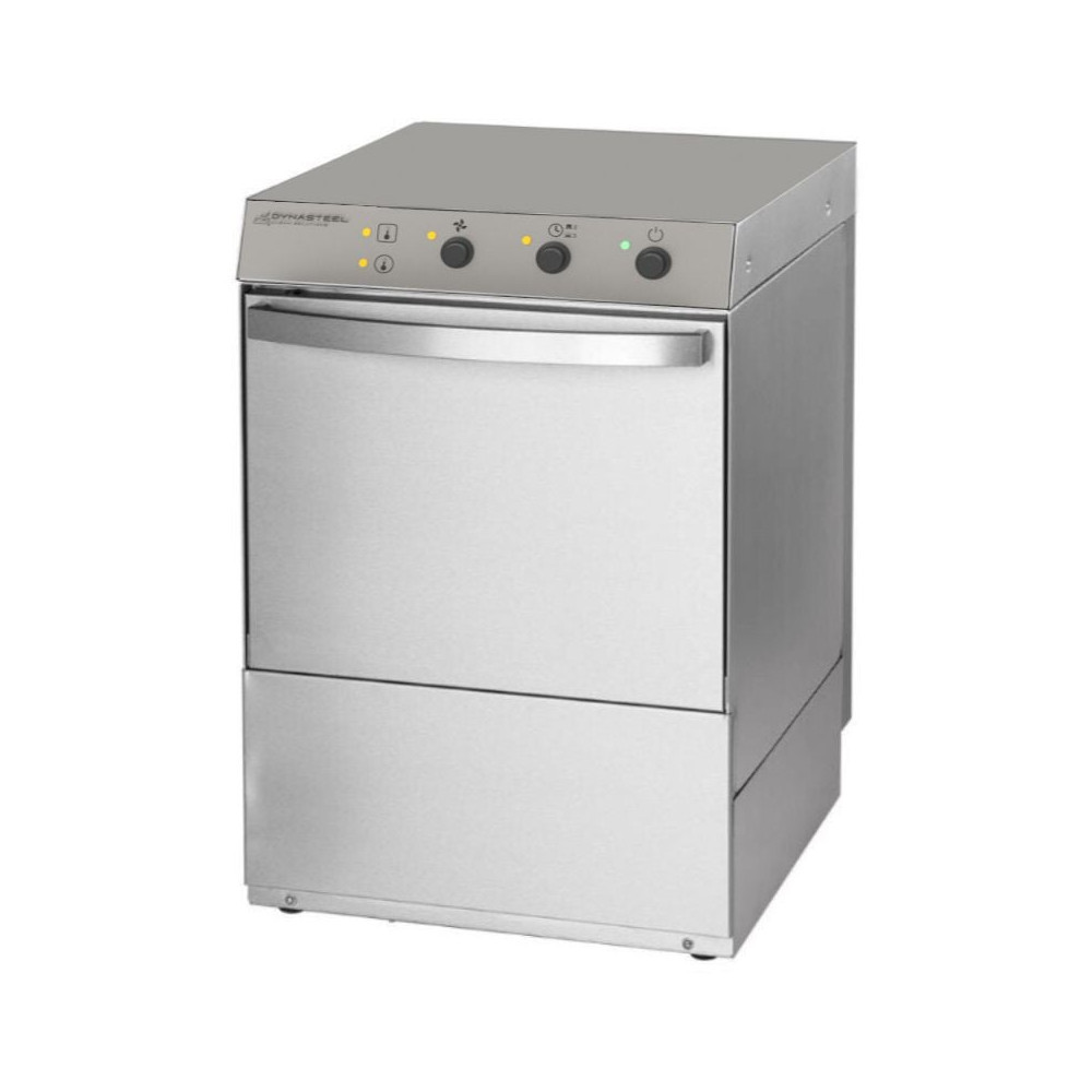 Lave-Vaisselle Professionnel avec Doseur de Liquide de Rinçage et Détergent - 40 x 40 cm