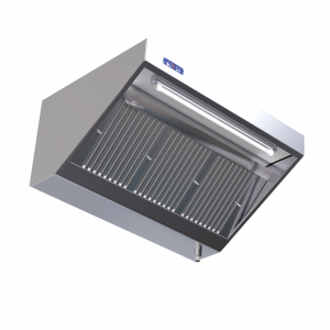 Hotte Snack Complète 700 - Longueur 1400 - Avec Moteur, Led et Variateur