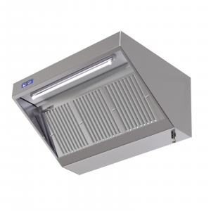 Hotte Snack Complète 700 - Longueur 1400 - Avec Moteur, Led et Variateur