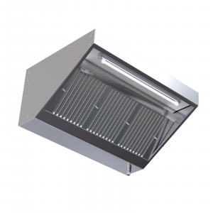 Hotte Snack 700 avec Led et Sans Moteur - Longueur 1400