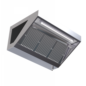 Hotte Snack 700 avec Led et Sans Moteur - Longueur 1400