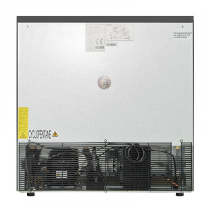 Arrière-Bar Réfrigéré 2 Portes Vitrées coulissantes - Intérieur Noir